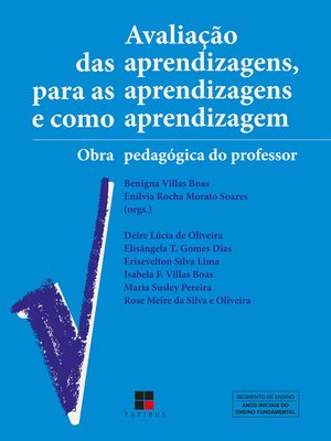 cover image of Avaliação das aprendizagens, para as aprendizagens e como aprendizagem